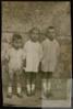 Miguel Delibes Setién con sus hermanos Adolfo y Concha.