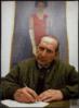 Retrato de Miguel Delibes Setién en su despacho de Valladolid.