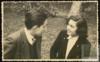 Miguel Delibes Setién y Ángeles de Castro, novios, en Valladolid.