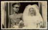 Luisa de Castro Ruiz el día de su boda junto a su hermano y padrino Germán de Castro Ruiz.