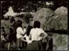 Ángeles de Castro con sus hijos Miguel, Ángeles y Elisa Delibes de Castro y Teté Merino Bobillo, ...