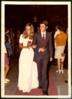 Germán Delibes de Castro y Pepi Caballero Casillas en el día de su boda.