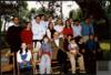 Miguel Delibes Setién junto a sus nietos, en la celebración en El Montico de su 80 cumpleaños.
