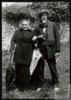 Saturnina Cortés Villegas junto al tío César Cortés.