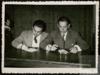 Miguel Delibes Setién con Félix Antonio González.