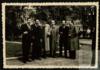 Miguel Delibes Setién acompañado de José Franch, Antonio Iribarren y Vicente Segarra, entre otros.