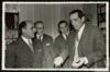 Miguel Delibes Setién junto a Luis Sánchez Merlo, Eduardo López Pérez y Carlos Sanz Alonso en su ...