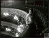 Carmen Muro en el palco del Teatro Calderón de Valladolid.