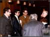 Miguel Delibes Setién con Ramón García y Francisco Javier Martín Abril, entre otros.