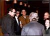 Miguel Delibes Setién con Ramón García y Francisco Javier Martín Abril, entre otros.