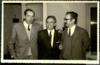 Miguel Delibes Setién con Emilio Salcedo y José María Carrascal.