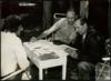 Miguel Delibes Setién con José Ramón Sánchez y José María Alaejos, en Sedano (Burgos).