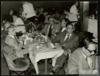 Miguel Delibes Setién con Ángel Lara y Francisco Javier Martín Abril, entre otros, durante el ani...