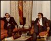 Miguel Delibes Setién con Gregorio Peces-Barba en el Congreso.