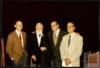Miguel Delibes Setién con Antonio Piedra, Francisco Pino y Ramón García.