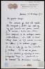 Carta de José Amor a Miguel Delibes Setién, sobre un posible encuentro en Madrid.