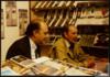 Miguel Delibes Setién y Andreu Teixidor en la Feria del Libro.