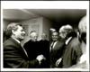 Miguel Delibes Setién con monseñor José Delicado Baeza y Manuel Estella.
