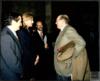 Miguel Delibes Setién con la infanta Cristina de Borbón, Juan José Lucas y Francisco Javier León ...