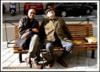 Miguel Delibes Setién y Jesús Marchamalo, en Valladolid.