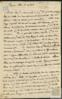Carta de Nicolás Echánove a su primo Francisco Antonio de Echánove Echánove.
