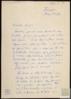 Carta de Manuel Pinillos a Miguel Delibes Setién, sobre las críticas en el artículo de Manuel Gar...
