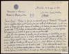 Carta de Antonio Vilanova a Miguel Delibes Setién.