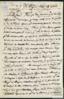 Carta de Nicolás Echánove a su primo Francisco Antonio de Echánove Echánove.