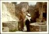 Ángeles de Castro Ruiz y Antonio Merino en Pompeya (Italia).