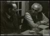 Miguel Delibes Setién y Juan Antonio Arenales del Campo, en la casa de éste en Montpellier (Franc...