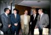 Miguel Delibes Setién, Javier Cortés y José Manuel Fernández Santiago entre otros, en la entrega ...