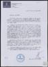 Carta de María Teresa Santos a la familia Delibes de Castro, invitándolos al cambio de nombre del...