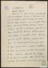 Carta de Bernardo Arrizabalaga a Miguel Delibes Setién, sobre el encargo a Victor Sarasqueta de l...