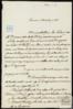 Carta de Antonio Fernando de Echánove Arcocha a Francisco Antonio de Echánove Echánove, sobre asu...