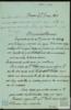 Carta de Antonio Fernando de Echánove Arcocha a Elena Arcocha, sobre asuntos familiares.