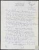 Carta de Ernest A. Johnson a Miguel Delibes Setién, sobre su viaje por España.