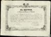Título de bachiller de Santiago de Echánove y Arcocha