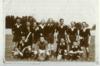 Jugadores de fútbol del equipo de periodistas de Valladolid antes del partido contra los artistas...