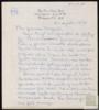 Carta de Marguerite Rand a Miguel Delibes Setién.