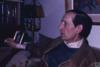 Diapositiva de Miguel Delibes Setién entrevistado en su casa del Paseo Zorrilla de Valladolid. Fo...