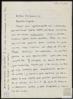 Carta de Bernado de Arrizabalaga a Miguel Delibes Setién.