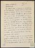 Carta de Bernardo Arrizabalaga a Miguel Delibes Setién.