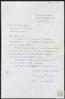 Carta de Dorothy Ewing a Miguel Delibes Setién, sobre su tesis "Infancia y juventud en las n...