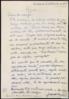 Carta de Javier del Amo a Miguel Delibes Setién.
