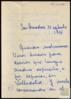 Carta de Caty Juan del Corral a Miguel Delibes Setién, comunicándole la exposición de un cuadro e...
