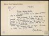 Carta de Manuel Leguineche a Miguel Delibes Setién.