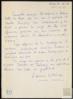 Carta de Lorenzo Villalonga a Miguel Delibes Setién, agradeciendo a Carlos Campoy un artículo que...