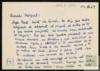 Carta de Isaac Montero a Miguel Delibes Setién.