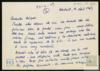 Carta de Isaac Montero a Miguel Delibes Setién.