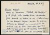 Carta de Isaac Montero a Miguel Delibes Setién, elogiando la novela "Parábola del náufrago&q...
